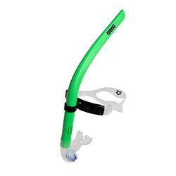 arena Swim Snorkel III Adult Unisex, Tuba Unidirectionnel, pour l'Entraînement en Mer et en Piscine, Ajustement de Précision avec Sangle, Vert