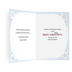 Regal Publishing Classic Christmas Single Boxed Card Husband - 10 x 7 inches