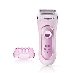 Braun Silk-épil Lady Shaver, Scheerapparaat Voor Vrouwen, Ontharen Dames, Ladyshave & Epilady, Trimmer En Scrubsysteem, 5-100, Roze