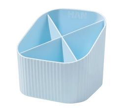 HAN Bureaukoker Re-X-LOOP - say yes to 100% gerecycled, modern, jong design voor alle bureaubenodigdheden, pastelblauw, 17238-884