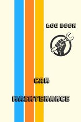 log book car maintenance vintage color: Log book vintage color