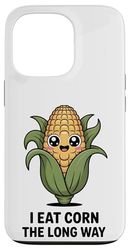 I Eat Corn The Long Way Funny Adult Joke Men Women BBQ Case for iPhone 13 Pro
