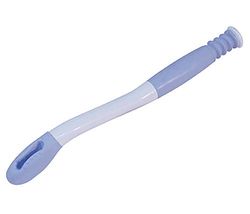 Aidapt Long Handled Easy to use Self use Bottom Wiper, Extends Reach Over 15" Grips Toilet Paper, Tissues Wipes Aid, Blue