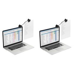 Kensington FlexClip Copyholder - Black (Pack of 2)