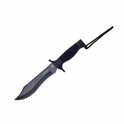 Haller 80771 mes, zwart lemmet, jacht- en outdoormessen, zwart