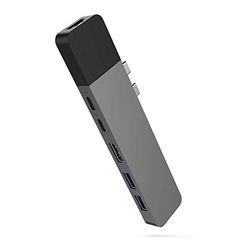 Hyper - HyperDrive NET 6-i-2 Hub för USB-C för MacBook Pro/Air – HDMI 4K60Hz HDR, USB-C 40Gbps 100W PD, USB-C 5Gbps 60W PD, 2 x USB-A 3.0, Gigabit Ethernet – grå
