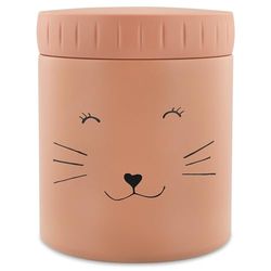 Trixie Geïsoleerde voedselpot - mevrouw kat | 350 ml | lekvrij en draagbaar | houdt voedsel warm of koud | roestvrij staal | lunchcontainer voor kinderen