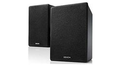 Denon SCN10 Haut-parleurs HiFi bidirectionnels pour système audio TV, 2 x 65 W, compatibles avec récepteurs et amplificateurs, design élégant – Noir SCN10BKEM