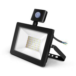 Glowster Smal LED-projektor med sensor svart 20 W