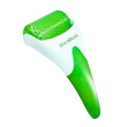 DAM Rouleau à glace pour le visage, instrument de massage et de soins. 9x5x19 cm. Couleur : vert clair