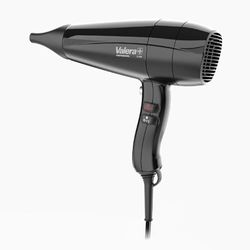 Valera, Swiss Light 3200, Secador de Pelo Profesional Ligero, Secador Pelo Iónico, 3 Niveles de Temperatura y Función Aire Frío, Filtro Extraíble, Cable Flexible, 1600 W, Negro