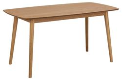 AC Design Furniture Mesa, madeira, castanho, 150 x 80 x 76 cm