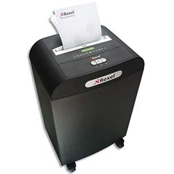 Rexel Mercury Destructeur Manuel Coupe Super Micro, 7 Feuilles, Pour Bureaux Partagés (Jusqu'à 20 Utilisateurs), Technologie Anti-Bourrage, Corbeille 50L, Lubrifiant Inclus, Noir, Mercury RDSM750, 2102429EU