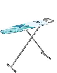 GIMI Ultra Fresh Planche à Repasser avec Housse Anti-bactérienne, Taille S, Acier, Bleu, S