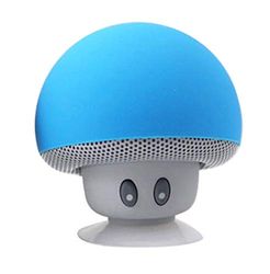 Speaker paddestoel Bluetooth voor Huawei Mate 20 Pro Smartphone zuignap luidspreker Micro Mini (blauw)