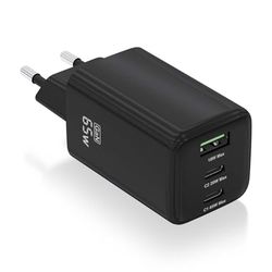 Aisens Wandlader ASCH-65W3P042-BK, zwart, 65 W, 1 stuk