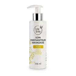Belle&Bio - Cuidado para bronceado para todo tipo de pieles, certificado Cosmos por Ecocert, 200 ml