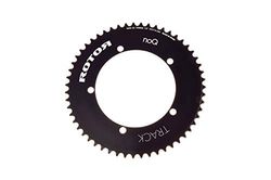 Rotor unisex – vuxna R-ring R52 144 x 5 1/8 tum Black Track kedjeblad, svart, 52