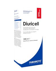 YAMAMOTO Research, Diuricell 1L, Supplément d'Extraits Végétaux Drainants, pour les Ballonnements, la Rétention d'Eau et l'Anti-Cellulite, Saveur Ananas