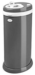 Ubbi Steel Odor Locking Nappy Disposal Bin, No Special Bag Required Money Saving, Awards-Winning, Modern Design Registry Must-Have Diaper Pail, Slate