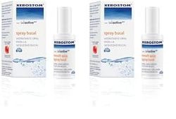 Xerostom Spray, con Saliactive para boca seca y xerostomía 15 ml (Paquete de 2)