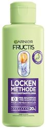 Garnier Shampoo idratante per tutti i tipi di ricci, ripara e rivitalizza, con acido ialuronico e karité, vegano, senza siliconi, metodo riccioli fruttati, 1 x 200 ml