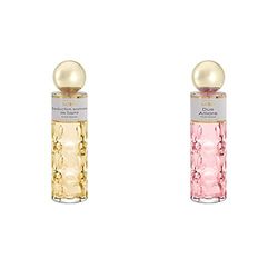 PARFUMS SAPHIR Seduction Woman - Eau de Parfum con vaporizador para Mujer - 200 ml & Due Amore - Eau de Parfum con vaporizador para Mujer - 200 ml