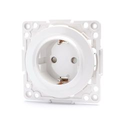 Vervanging voor Duitse 1-weg schakelaar, wit, elegant en functioneel, ideaal voor de modernisering en het behoud van de stijl in elke kamer elektrische installaties.