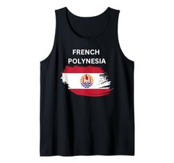 Bandiera della Polinesia francese Canotta