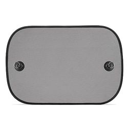 reer Travelkid Sun Basic solskydd för barn med sugkopp, svart, 2-pack