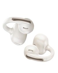 Baseus Bowie MC1 Casque Ouvert, Écouteurs à Clip avec Son Impressionnant, Renforcement des Basses Adaptatif, Bluetooth 5.4, Réduction du Bruit Lors des Appels, Couleur-Blanc Stellaire