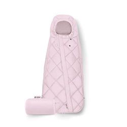 CYBEX Gold Chancelière Snøgga Mini 2, Pour Coques Bébé, de la Naissance à env. 24 mois, TOG 4, Powdery Pink