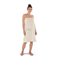 möve Wellness Sarong aux Haricots Chenille, 100% Coton, Nature, 4048