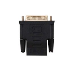 Nanocable 10.15.0700 - Adattatore DVI-HDMI, maschio-femmina, 24 + 1/M-HDMI A/H, nero