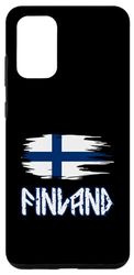 Carcasa para Galaxy S20+ Diseño de bandera de estilo nórdico antiguo de Finlandia