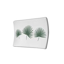 Douceur d'Intérieur Soap Holder 14 x 9 x 2.5 cm Ceramic Printed Jungly, 95% CLAY 5% ICE