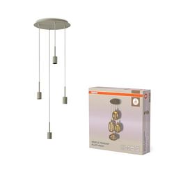 OSRAM Decor Needle Pendant Plate 4xE27 Beige