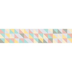 PLAGE STAIRS trappen stickers Scandinavisch 3 x [100 x 19 cm], vinyl, kleurrijk, 100 x 0,1 x 19 cm, 3-delig