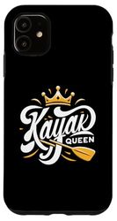 Coque pour iPhone 11 Kayak Queen Kayak Kayak Pagaie