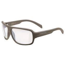 Cratoni C-Ice Nxt Photochr. Gafas de Ciclismo, Café Mate, Cristal Transp, Plateado Espejado, Talla única Unisex Adulto