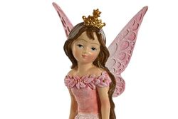 FIGURA RESINA 8X6X18,5 HADA SETA ROSA