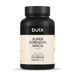 Bulk Cápsulas Super Strength de maca de 5000 mg, 5000 mg, Raíz de maca peruana, Alta potencia, 90 Cápsulas, 90 Dosis