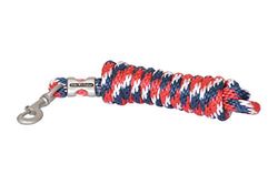 John Whitaker Zie Beschrijving Lead Rope Multi-Colour, Rood/Wit/Blauw, Regelmatig