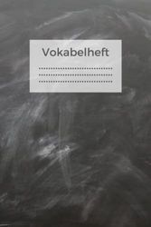 Vokabelheft: A5 2 Spalten 120 Seiten - Schulheft zum Vokabeln üben - Motiv, Vokabelheft Klein, Schule Vokabeln lernen