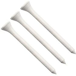 Longridge Tee de golfe de madeira (pacote de 20) - branco, 53 mm