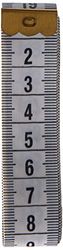 Global Partners Tape Measure 150 cm, on Blister Card, White,