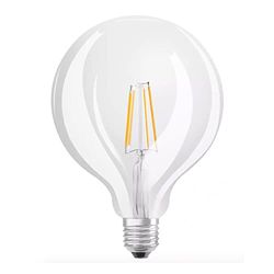 Osram ST Globe Lampada LED E27, 6.5 W, Luce Bianca Regolabile, 1 Lamp, standard, vetro