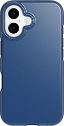 Tech21 EvoDusk för iPhone 16, kompatibel med MagSafe – slagskyddsfodral 15 x militärstandardtestad – i blå/svart