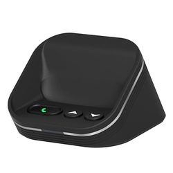 SWISSVOICE - Ampli Base - Socle Chargeur avec Haut-Parleur - Mains Libres - Amplification Sonore - Touches Intégrées - pour Smartphone pour Senior Swissvoice S510-C - Noir