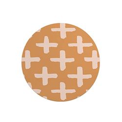 Questo Casa, Round Digital Printed Mouse Pad, Non-Slip Base, for Office and Home, Diameter:22cm